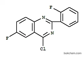 4- 클로로 -6- 플루오로 -2- (2- 플루오로-페닐)-퀴나 졸린