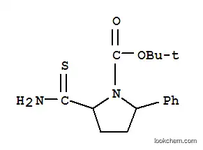 2-PHENYL-5-THIOCARBAMOYL-PYRROLIDINE-1-CARBOXYLIC ACID TERT-BUTYL 에스테르