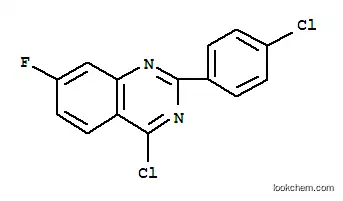 4- 클로로 -2- (4- 클로로-페닐) -7- 플루오로-퀴나 졸린