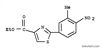 2-(3-메틸-4-니트로-페닐)-티아졸-4-카르복실산 에틸 에스테르