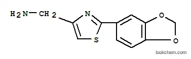 C-(2-BENZO[1,3]DIOXOL-5-YL-THIAZOL-4-YL)-메틸아민