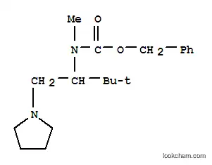 (2,2-DIMETHYL-1-PYRROLIDIN-1-YLMETHYL-PROPYL)-METHYL-CARBAMIC ACID BENZYL 에스테르