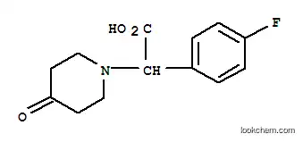 (4-FLUORO-PHENYL)-(4-OXO-PIPERIDIN-1-YL)-아세트산