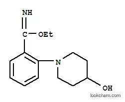 2-(4-하이드록시-피페리딘-1-일)-벤즈이미드산 에틸 에스테르