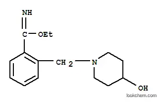 2-(4-하이드록시-피페리딘-1-일메틸)-벤즈이미드산 에틸 에스테르