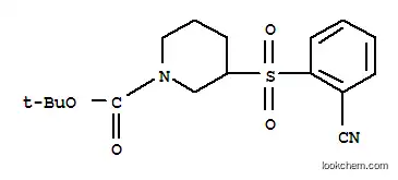 3- (2-CYANO-BENZENESULFONYL) -PIPERIDINE-1-CARBOXYLIC ACID TERT-BUTYL 에스테르