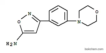 3-(3-MORPHOLIN-4-YL-페닐)-ISOXAZOL-5-YLAMINE