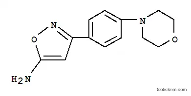 3-(4-MORPHOLIN-4-YL-페닐)-ISOXAZOL-5-YLAMINE