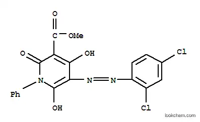 3-피리딘카르복실산, 5-[(2,4-디클로로페닐)아조]-1,2-디히드로-4,6-디히드록시-2-옥소-1-페닐-, 메틸 에스테르(9CI)