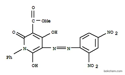 3-피리딘카르복실산, 5-[(2,4-디니트로페닐)아조]-1,2-디히드로-4,6-디히드록시-2-옥소-1-페닐-, 메틸 에스테르 (9CI)