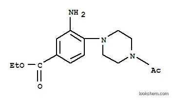 4-(4-아세틸-1-피페라지닐)-3-아미노-벤조산 에틸 에스테르