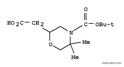 2-CARBOXYMETHYL-5,5-DIMETHYL-MORPHOLINE-4-CARBOXYLIC ACID TERT-부틸 에스테르