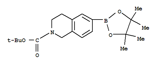 TERT-BUTYL6-(4,4,5,5-TETRAMETHYL-1,3,2-DIOXABOROLAN-2-YL)-3,4-DIHYDROISOQUINOLINE-2(1H)-CARBOXYLATE