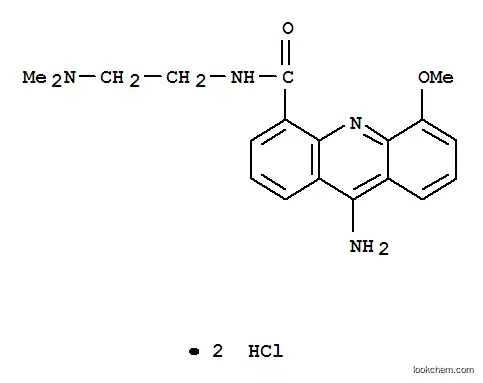 9-아미노-N-(2-(디메틸아미노)에틸)-5-메톡시-4-아크리딘카르복사미드, 디히드로클로라이드