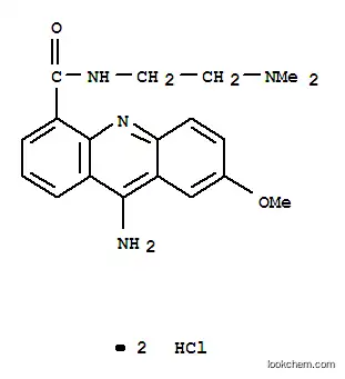 9- 아미노 -N- (2- (디메틸 아미노) 에틸) -7- 메 톡시 -4- 아 크리 딘 카르 복사 미드 디 염산염