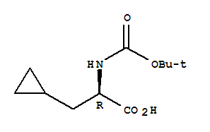 Cyclopropanepropanoicacid,α-[[(1,1-dimethylethoxy)carbonyl]amino]-,(R)-,compd.withN-cyclohexylcyclohexanamine(1:1)(9CI)