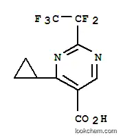 4-시클로프로필–2-펜타플루오로 에틸-피리미딘-5-카르복실산