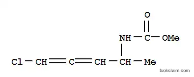 카르밤산, (4-클로로-1-메틸-2,3-부타디에닐)-, 메틸 에스테르(9CI)