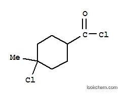 시클로헥산카르보닐 클로라이드, 4-클로로-4-메틸-(9CI)