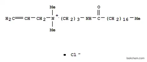 N,N-ジメチル-N-[3-[(1-オキソオクタデシル)アミノ]プロピル]-2-プロペン-1-アミニウム?クロリド