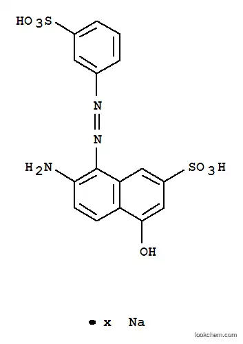 7-アミノ-4-ヒドロキシ-8-[(3-スルホフェニル)アゾ]-2-ナフタレンスルホン酸/ナトリウム,(1:x)