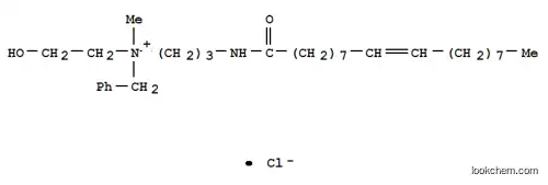 N-(2-ヒドロキシエチル)-N-メチル-N-[3-[(1-オキソ-9-オクタデセニル)アミノ]プロピル]ベンゼンメタンアミニウム?クロリド