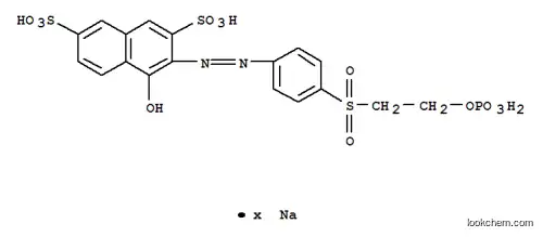 4-ヒドロキシ-3-[[4-[[2-(ホスホノオキシ)エチル]スルホニル]フェニル]アゾ]-2,7-ナフタレンジスルホン酸/ナトリウム,(1:x)