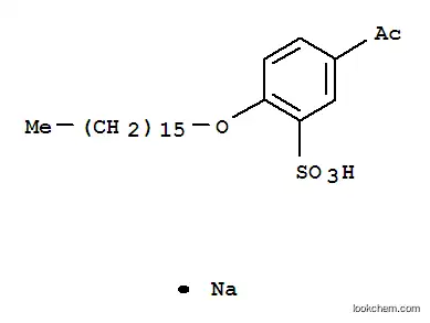 나트륨 5-아세틸-2-(헥사데실옥시)벤젠설포네이트