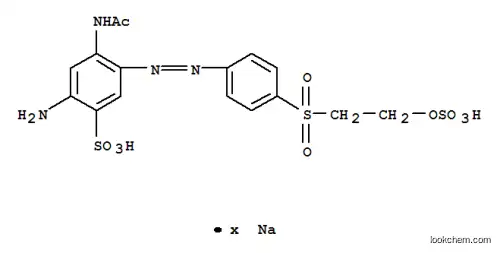 4-아세트아미도-5-[[4-[[2-(설포옥시)에틸]설포닐]페닐]아조]안트라닐산, 나트륨염