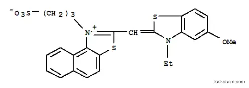 2-[[3-エチル-5-メトキシベンゾチアゾール-2(3H)-イリデン]メチル]-1-(3-スルホナトプロピル)ナフト[1,2-d]チアゾール-1-イウム