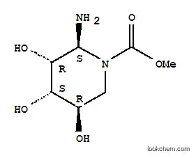 알파-릭소피라노실아민, 5-데옥시-5-[(메톡시카르보닐)아미노]-(9CI)