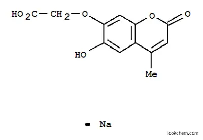 [(6-ヒドロキシ-4-メチル-2-オキソ-2H-1-ベンゾピラン-7-イル)オキシ]酢酸ナトリウム