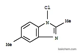 1H- 벤지 미다 졸, 1- 클로로 -2,5- 디메틸-(9CI)