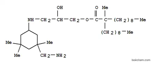 2-メチル-2-ノニルウンデカン酸3-[[3-(アミノメチル)-3,5,5-トリメチルシクロヘキシル]アミノ]-2-ヒドロキシプロピル