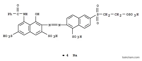 2,7-나프탈렌디술폰산, 5-(벤조일아미노)-4-히드록시-3-1-술포-6-2-(술폭시)에틸술포닐-2-나프탈레닐아조-, 사나트륨염