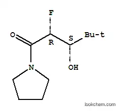 피롤리딘, 1-(2-플루오로-3-히드록시-4,4-디메틸-1-옥소펜틸)-, (R*,S*)-(9CI)