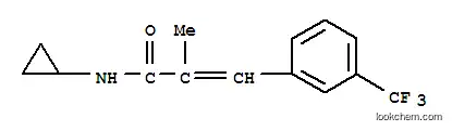 N-シクロプロピル-2-メチル-3-[3-(トリフルオロメチル)フェニル]プロペンアミド