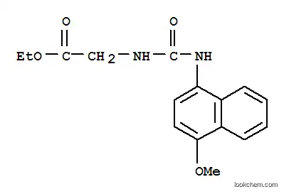 에틸 2-[(4- 메 톡시 나프탈렌 -1- 일) 카르 바 모일 아미노] 아세테이트
