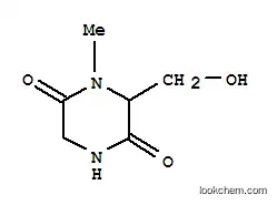 2,5-피페라진디온,6-(히드록시메틸)-1-메틸-(9CI)
