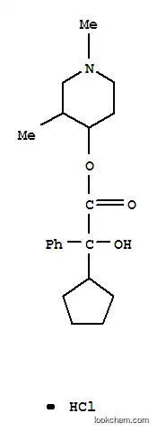 1,3-디메틸-4-피페리딜 페닐시클로펜틸글리콜산염 염산염
