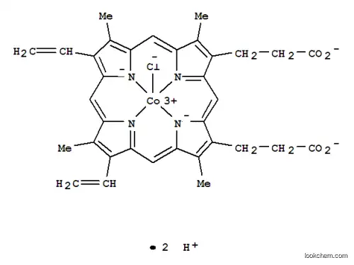 8,13-DIVINYL-3,7,12,17-테트라메틸-21H, 23H-포르핀-2, 18-디프로피온산 코발트(III) 클로라이드