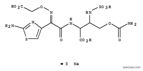 (2S,3S)-N-[(2-アミノ-4-チアゾリル)[(Z)-[(ソジオオキシカルボニル)メトキシ]イミノ]アセチル]-3-[(ソジオオキシスルホニル)アミノ]-O-カルバモイルホモセリンナトリウム
