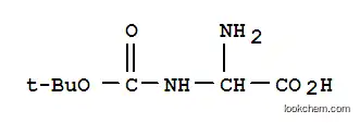 아세트산, 아미노[[(1,1-디메틸에톡시)카르보닐]아미노]-(9CI)