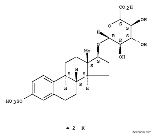 베타-에스트라 디올 -3- 설페이트 -17- 글루코 피라 노시 두 론산 디 포타슘 염