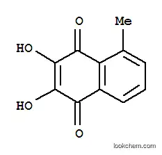 1,4-나프토퀴논, 2,3-디히드록시-5-메틸-(6CI)