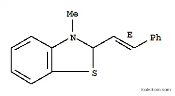벤조티아졸, 2,3-디히드로-3-메틸-2-(2-페닐에테닐)-, (E)-(9CI)
