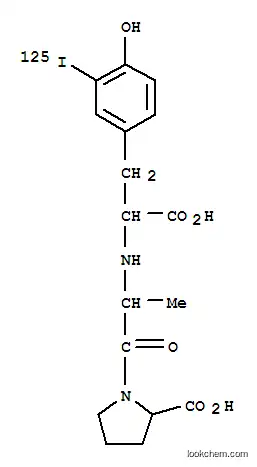 1-[N-[(S)-1-カルボキシ-2-[4-ヒドロキシ-3-(125I)ヨードフェニル]エチル]-L-アラニル]-L-プロリン