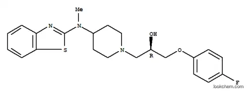 (R) -4-[(벤조 티아 졸 -2- 일) 메틸 아미노] -α-[(4- 플루오로 페녹시) 메틸] -1- 피 페리 딘 에탄올