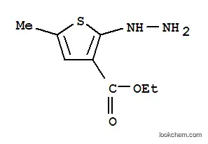 3-티오펜카르복실산,2-히드라지노-5-메틸-,에틸에스테르(9CI)