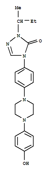 1-(sec-Butyl)-4-(4-(4-(4-hydroxyphenyl)piperazin-1-yl)phenyl)-1H-1,2,4-triazol-5(4H)-one